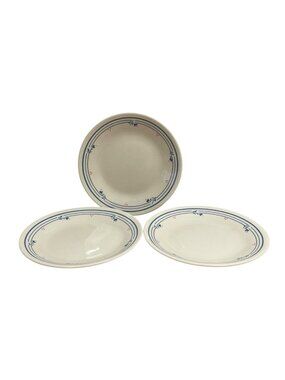 Vtg Corelle Corning Country Violets Bread and Butter Dessert Plates 6.75” Set 3